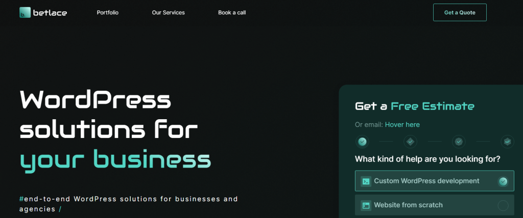 WordPress Development Betlace